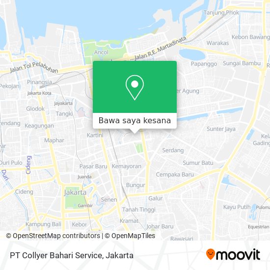 Peta PT Collyer Bahari Service
