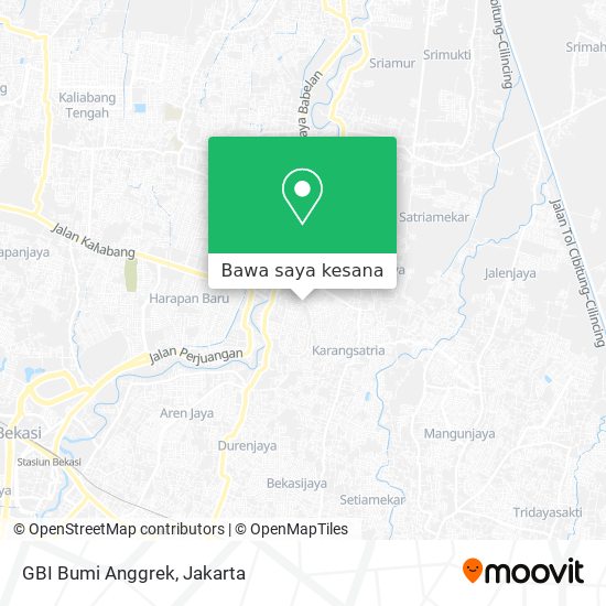 Peta GBI Bumi Anggrek