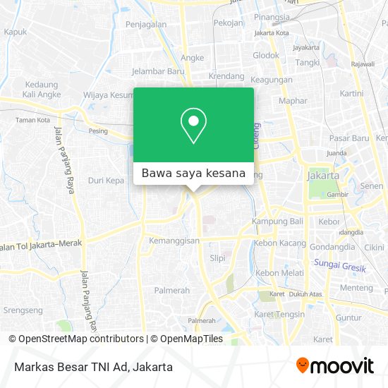 Peta Markas Besar TNI Ad