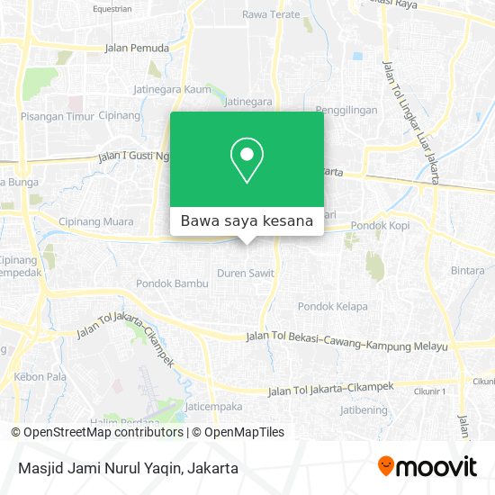 Peta Masjid Jami Nurul Yaqin