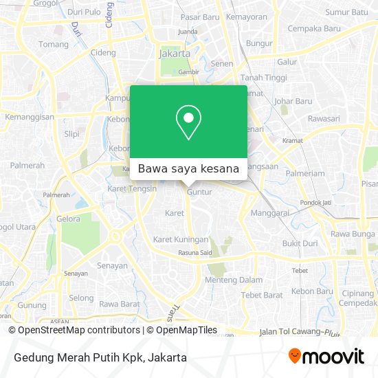 Peta Gedung Merah Putih Kpk