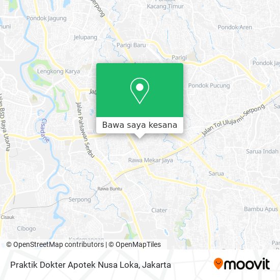 Peta Praktik Dokter Apotek Nusa Loka