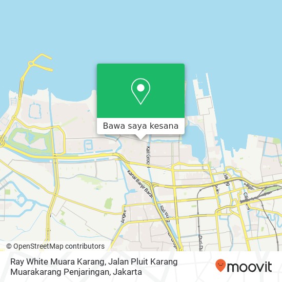 Peta Ray White Muara Karang, Jalan Pluit Karang Muarakarang Penjaringan