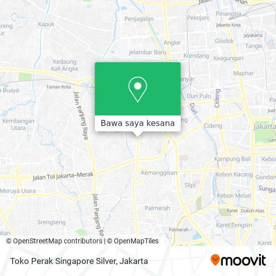 Peta Toko Perak Singapore Silver