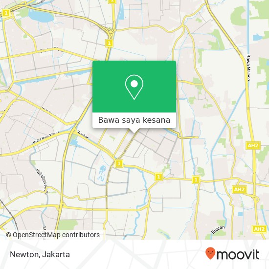 Peta Newton, Jalan Bulevar Kelapa Gading Kelapa Gading