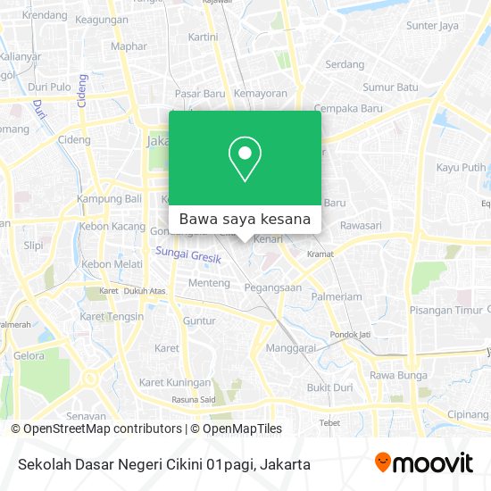 Peta Sekolah Dasar Negeri Cikini 01pagi