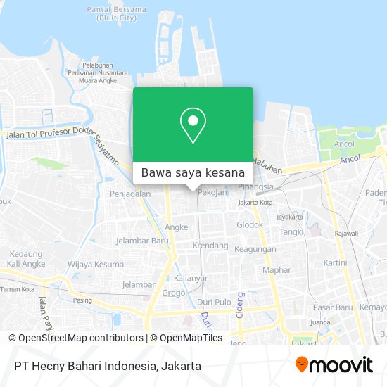 Peta PT Hecny Bahari Indonesia