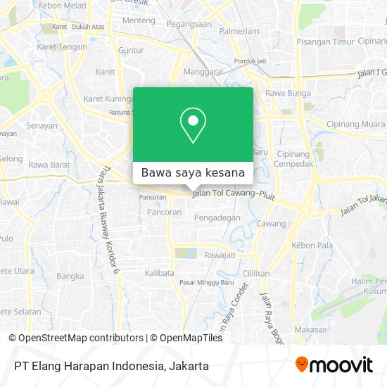 Peta PT Elang Harapan Indonesia