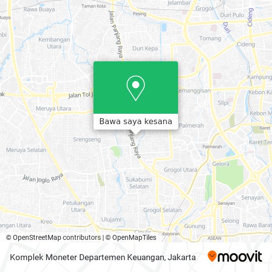 Peta Komplek Moneter Departemen Keuangan