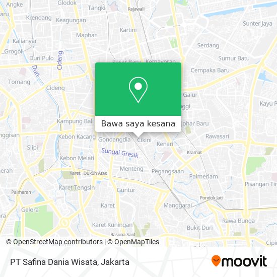 Peta PT Safina Dania Wisata