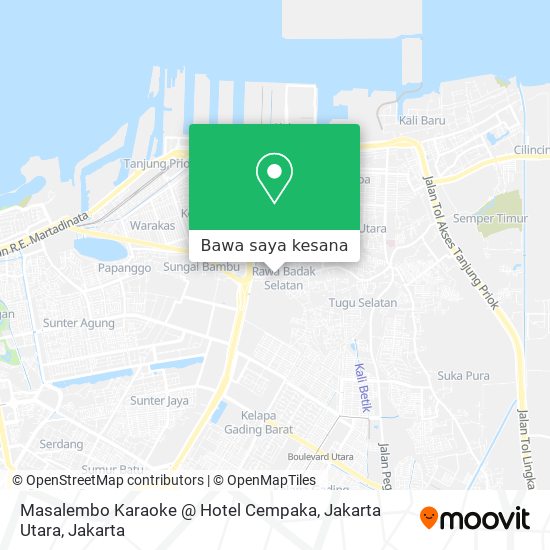 Peta Masalembo Karaoke @ Hotel Cempaka, Jakarta Utara