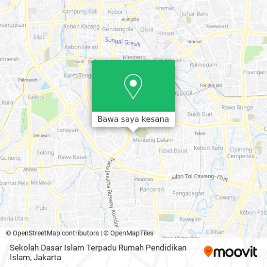 Peta Sekolah Dasar Islam Terpadu Rumah Pendidikan Islam
