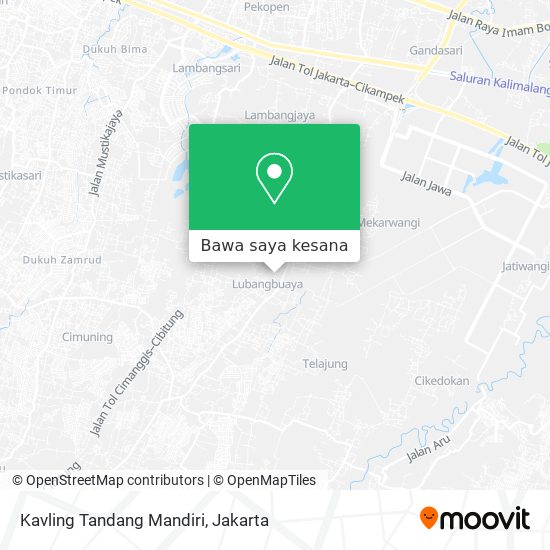 Peta Kavling Tandang Mandiri