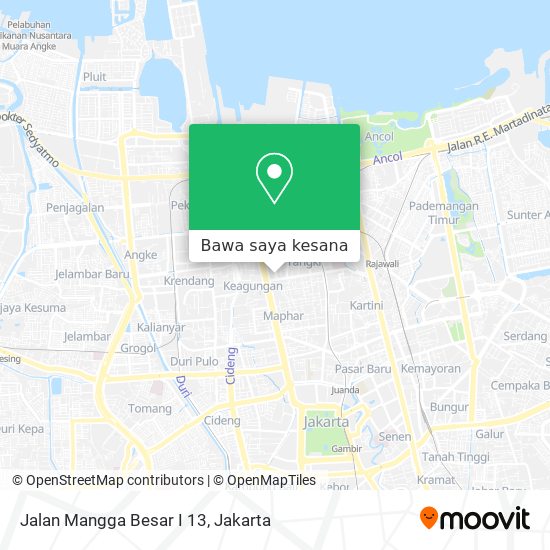 Peta Jalan Mangga Besar I 13