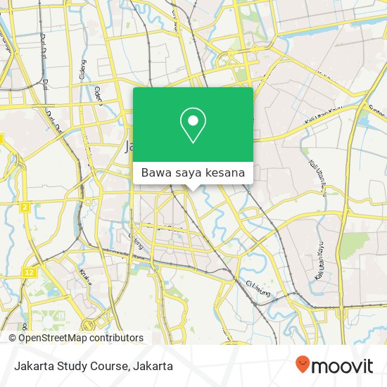 Peta Jakarta Study Course, Jalan A. A. Kali Pasir