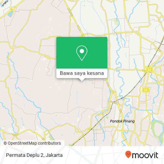 Peta Permata Deplu 2, Jalan Pratama Raya