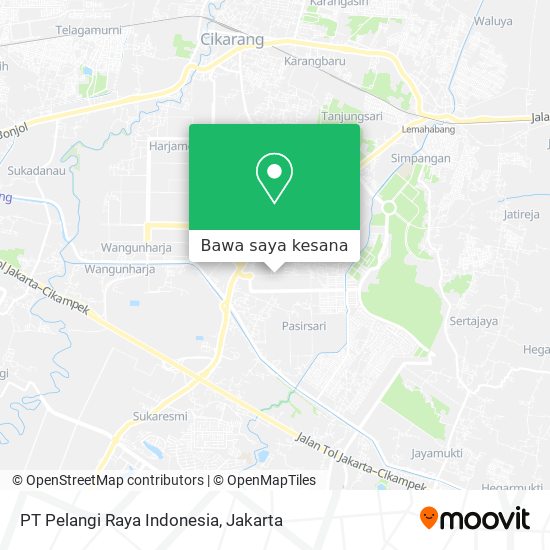 Peta PT Pelangi Raya Indonesia