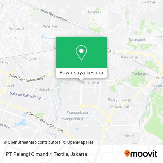 Peta PT Pelangi Cimandiri Textile