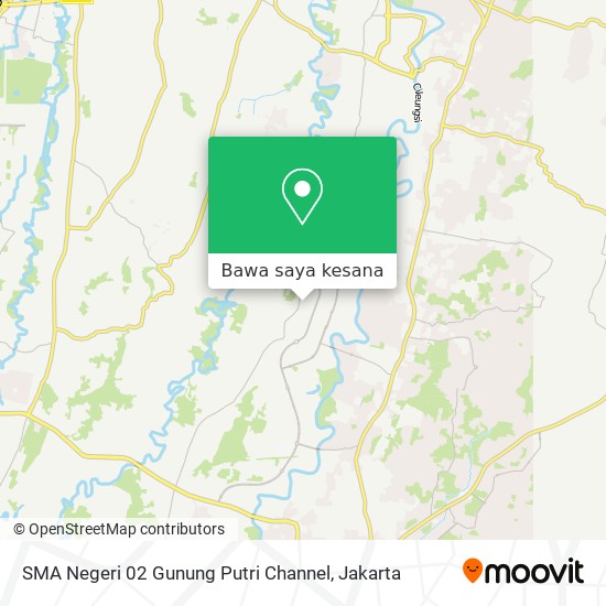 Peta SMA Negeri 02 Gunung Putri Channel