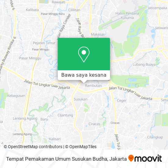Peta Tempat Pemakaman Umum Susukan Budha