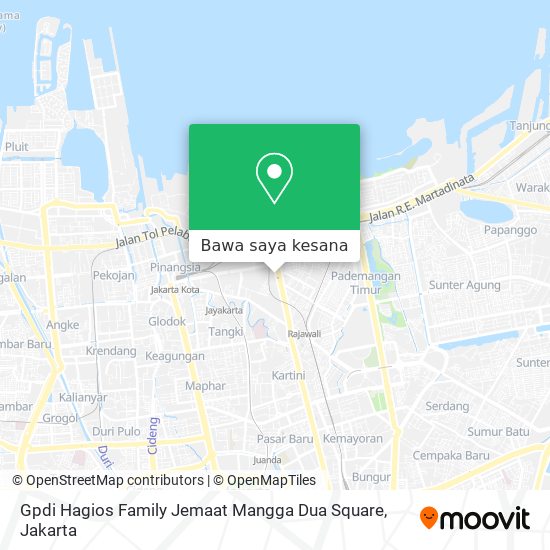 Peta Gpdi Hagios Family Jemaat Mangga Dua Square