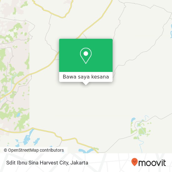 Peta Sdit Ibnu Sina Harvest City, Harvest City Setu