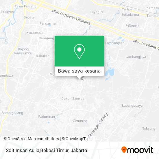 Peta Sdit Insan Aulia,Bekasi Timur