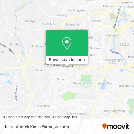 Peta Klinik Apotek Kimia Farma
