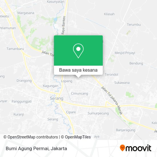 Peta Bumi Agung Permai, Jalan Ayip Usman
