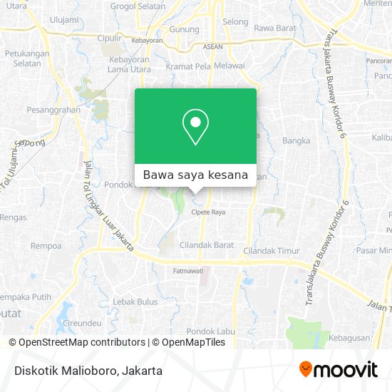 Peta Diskotik Malioboro