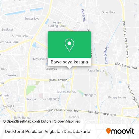Peta Direktorat Peralatan Angkatan Darat