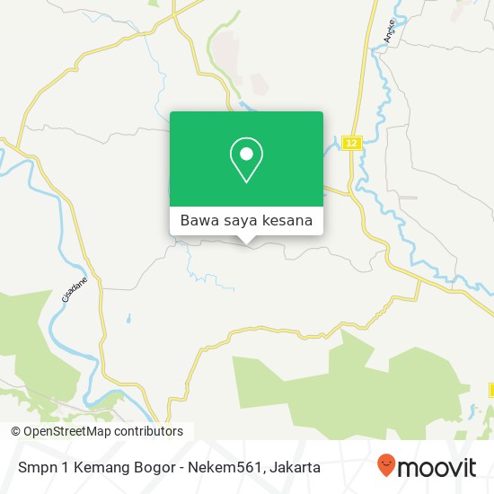 Peta Smpn 1 Kemang Bogor - Nekem561, Jalan Cibeuteng Kemang