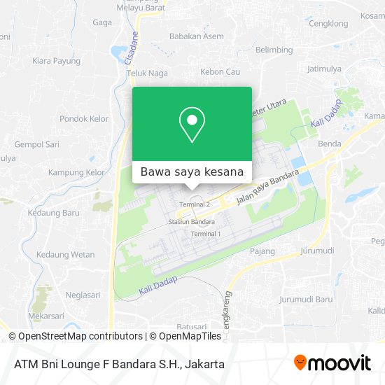 Peta ATM Bni Lounge F Bandara S.H.