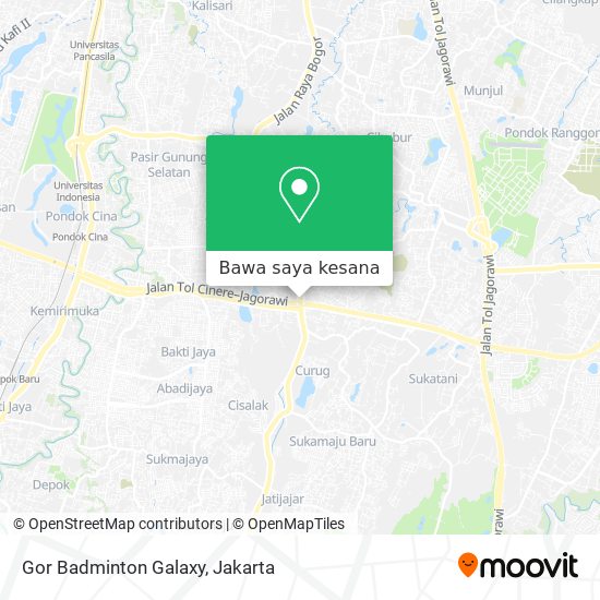 Peta Gor Badminton Galaxy