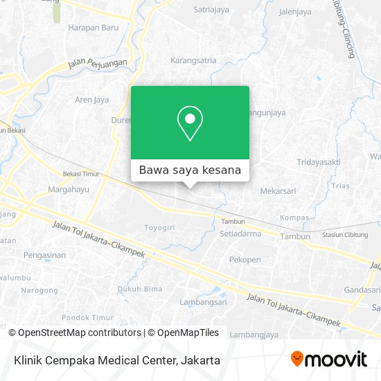 Peta Klinik Cempaka Medical Center