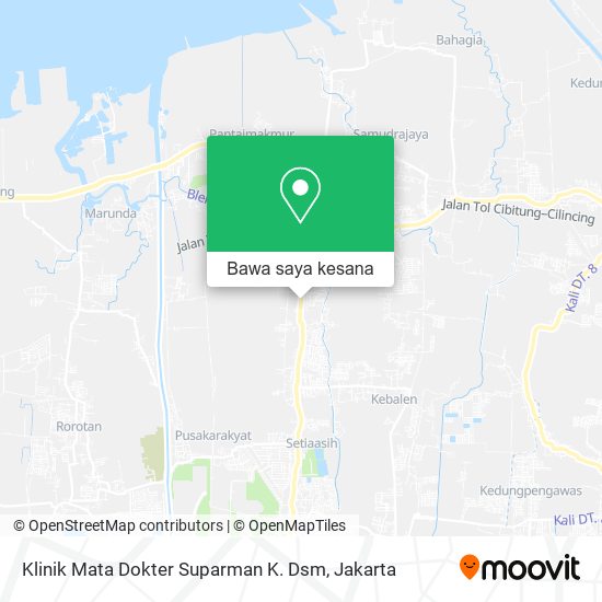 Peta Klinik Mata Dokter Suparman K. Dsm
