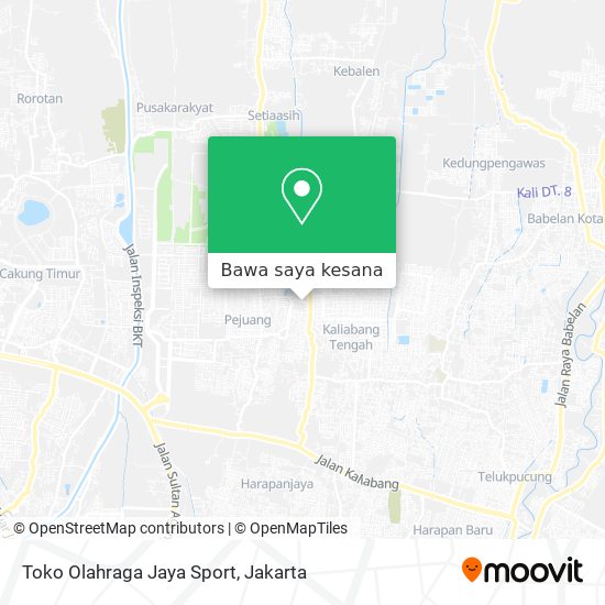 Peta Toko Olahraga Jaya Sport