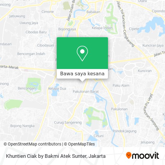 Peta Khuntien Ciak by Bakmi Atek Sunter