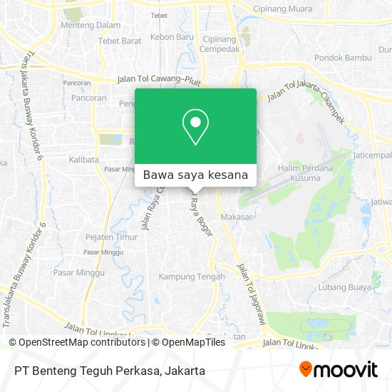 Peta PT Benteng Teguh Perkasa