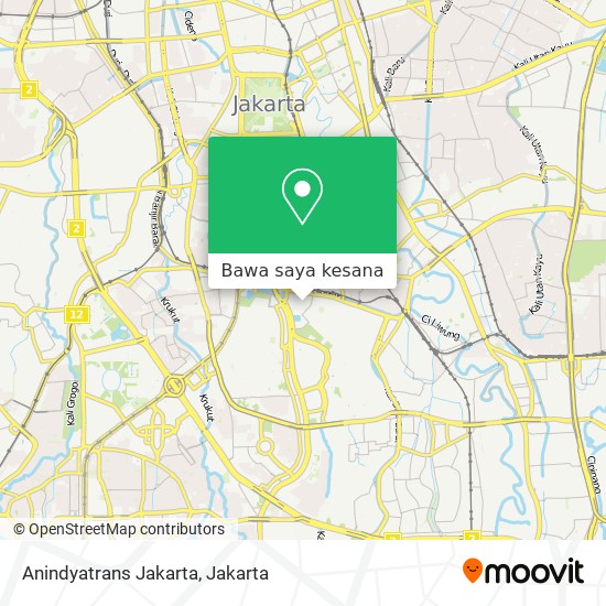 Peta Anindyatrans Jakarta