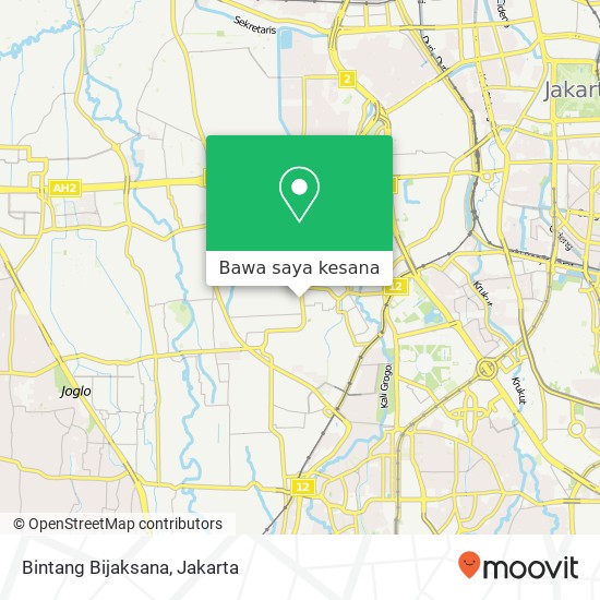 Peta Bintang Bijaksana, Jalan Adam Kebon Jeruk