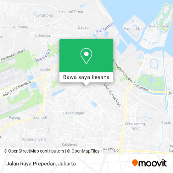 Peta Jalan Raya Prepedan