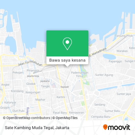 Peta Sate Kambing Muda Tegal