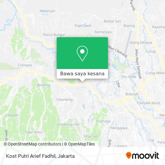 Peta Kost Putri Arief Fadhil