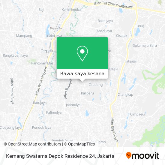 Peta Kemang Swatama Depok Residence 24