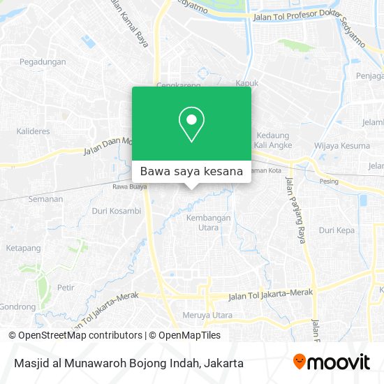 Peta Masjid al Munawaroh Bojong Indah