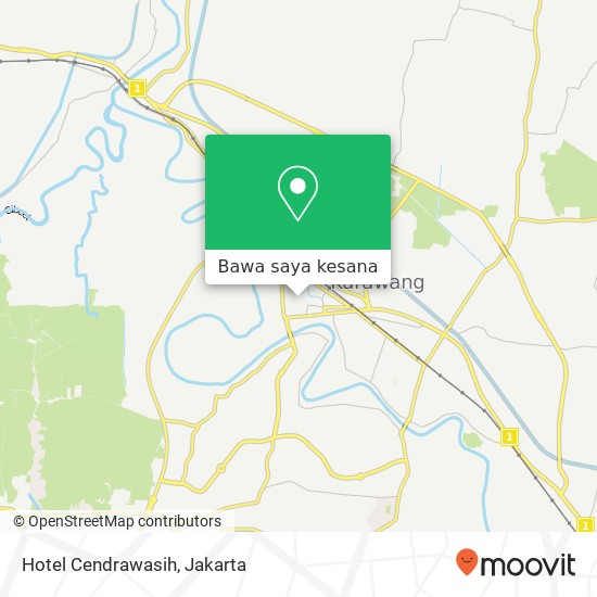 Peta Hotel Cendrawasih, Jalan R. M. Soleh