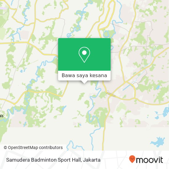 Peta Samudera Badminton Sport Hall, Gunung Putri 16967