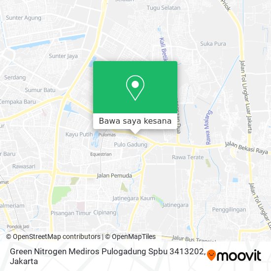 Peta Green Nitrogen Mediros Pulogadung Spbu 3413202