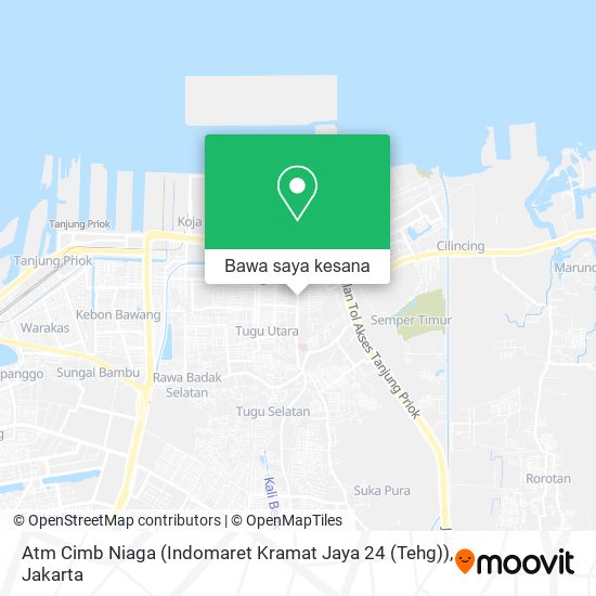 Peta Atm Cimb Niaga (Indomaret Kramat Jaya 24 (Tehg))